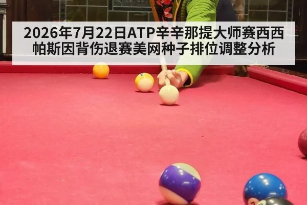 2026年7月22日ATP辛辛那提大师赛西西帕斯因背伤退赛美网种子排位调整分析